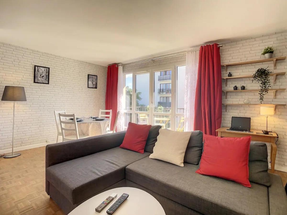 Appartement Chic Proche De Paris, Parking Inclus Saint-Maur-des-Fossés Exteriör bild